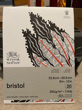 Winsor & Newton Bristol Paper Pad - Bright White